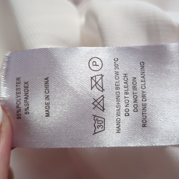 Pink Ripple Floral Ruffled Dress M - Picture 10 of 10